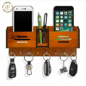 Wooden Mobile Stand Wooden Wall Holder😍 Best Decoration And Mobile Safety Product