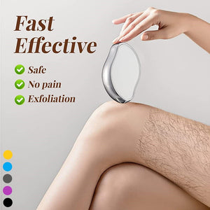 crystal hair remover stone Painless Epilator Reusable Depilation Tool for body hair. Portable Hair Removal Beauty Tool- Hair remover Stone for Man and Women